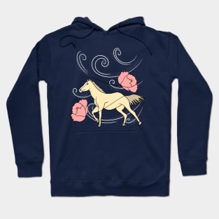 Magical horse on his ride Hoodie